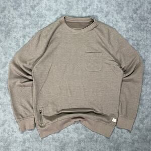 Vuori Jefferys casual minimalist active pocket sweatshirt lightweight mens M